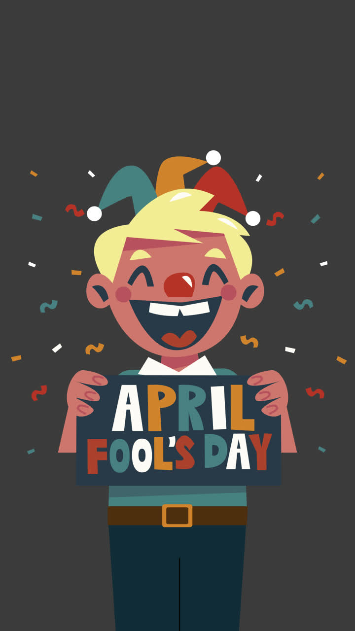 April Fool's Day Cartoon Character