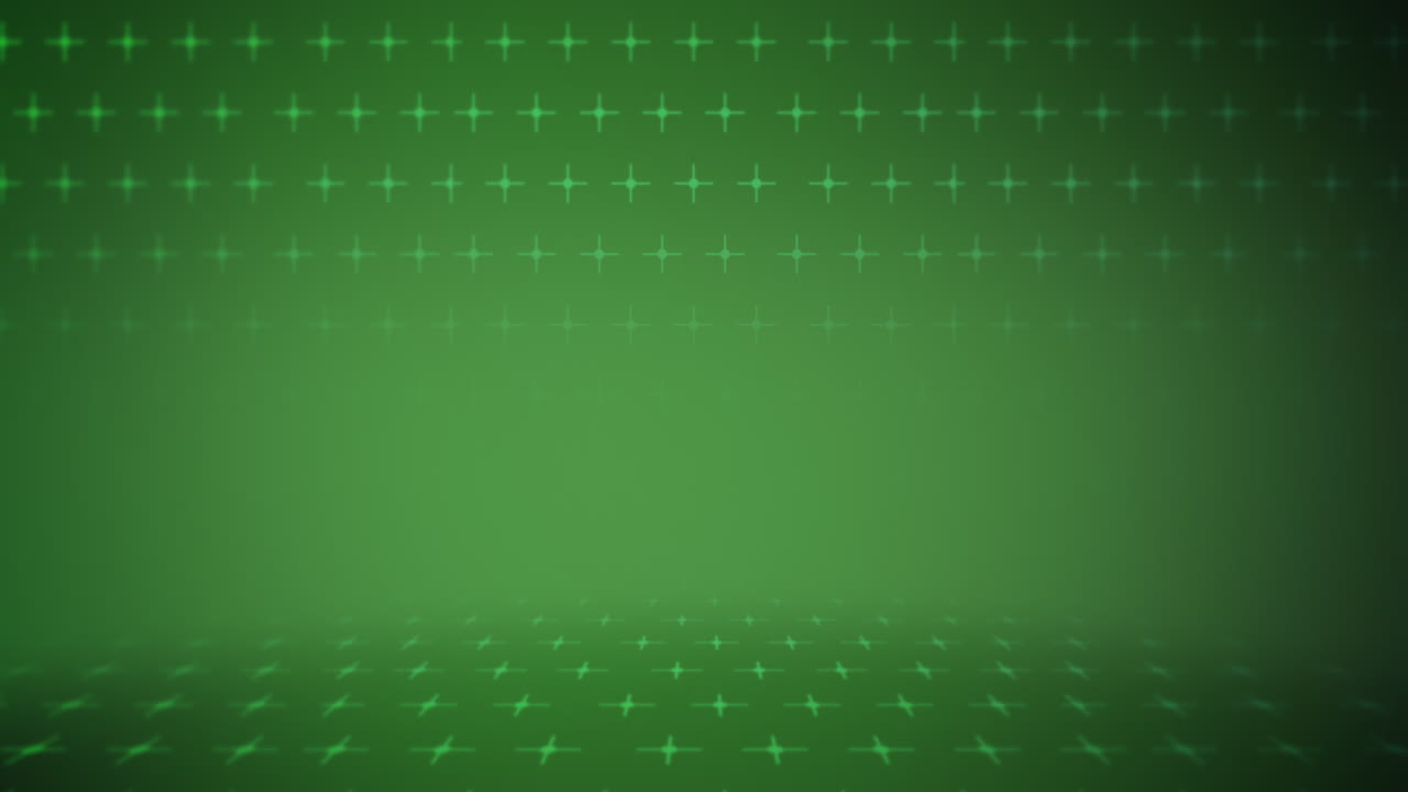 초록색 경사 에 십자가 가 있는 현대적 인 기하학적 패턴