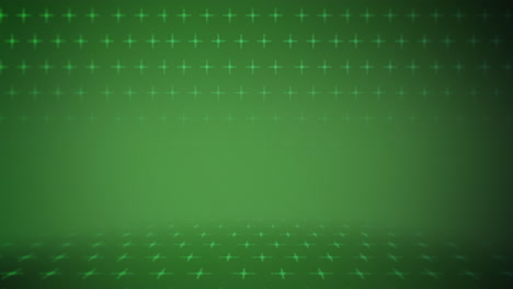 modern geometric pattern with crosses on green gradient