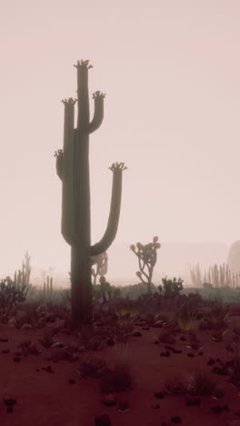 el majestuoso cactus saguaro en el desierto de sonora