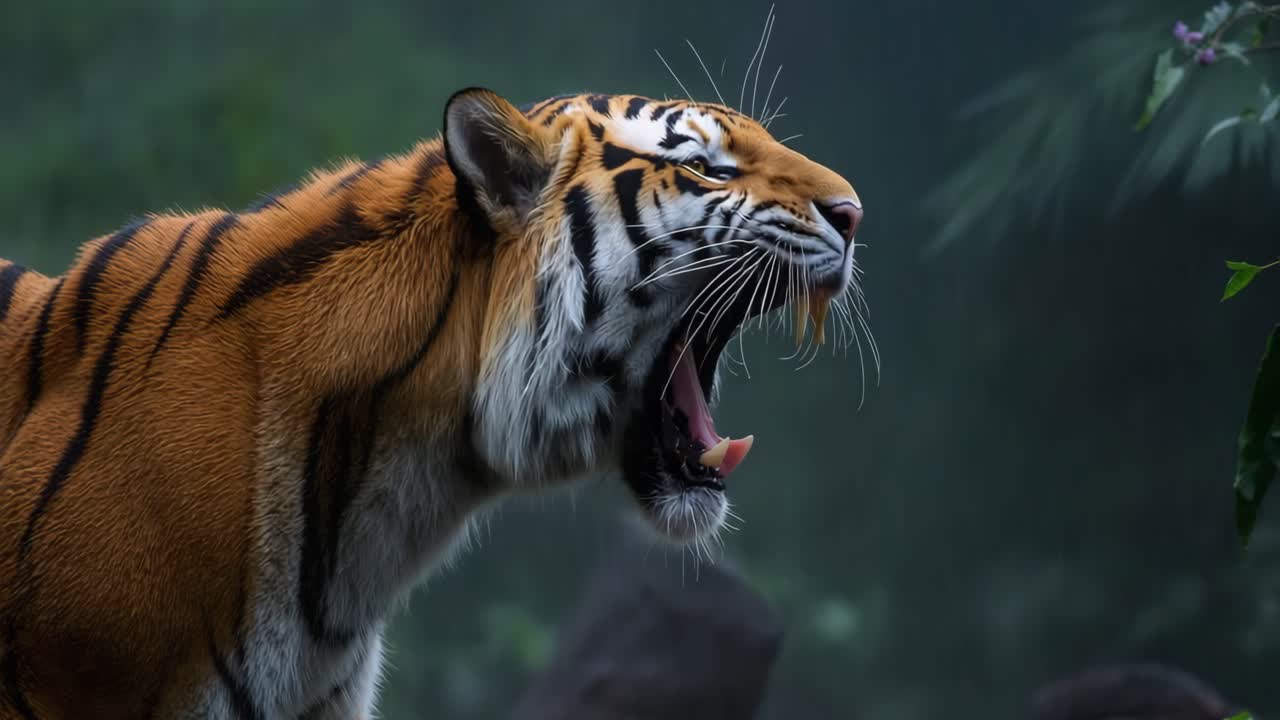 포효하는 호랑이