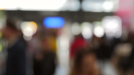 ocupado fuera de foco aeropuerto