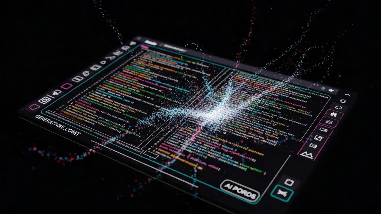 Dynamic Visualization of Code Evolution: A Captivating Journey Through Programming Syntax and Aesthetics in a Digital Environment