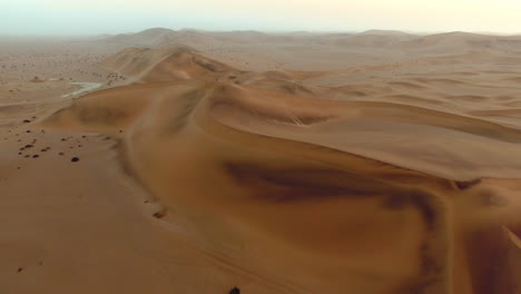 crossing miles of endless dunes