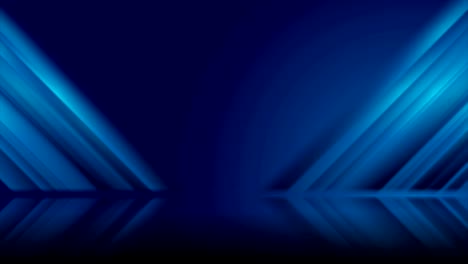 fondo de movimiento abstracto tecnológico de rayas brillantes azules profundas y lisas