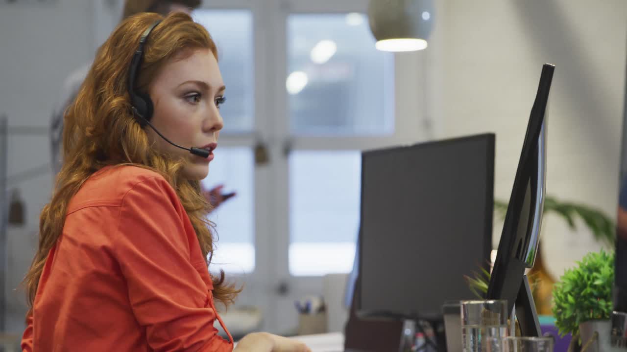 Business people working in modern office