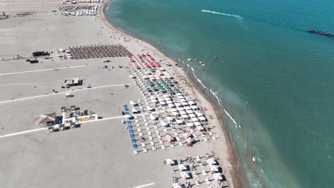 Luftaufnahmen-Vom-Strand-Mamaia,-Constanta,-Rumänien