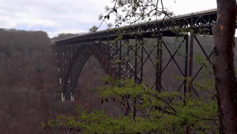 new river gorge bridge 4k dolly