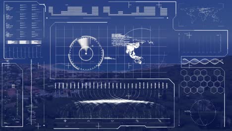 Animación-Del-Procesamiento-De-Datos-Sobre-El-Mar