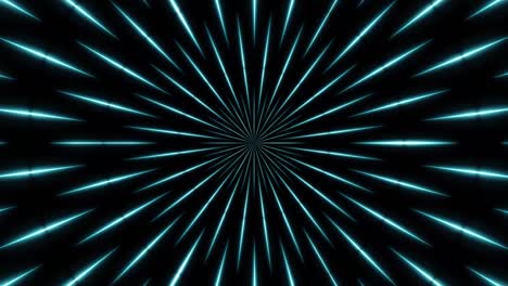 [4k] caleidoscopio de color neón azul
