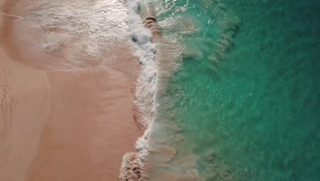 beautiful beach, waves coming in