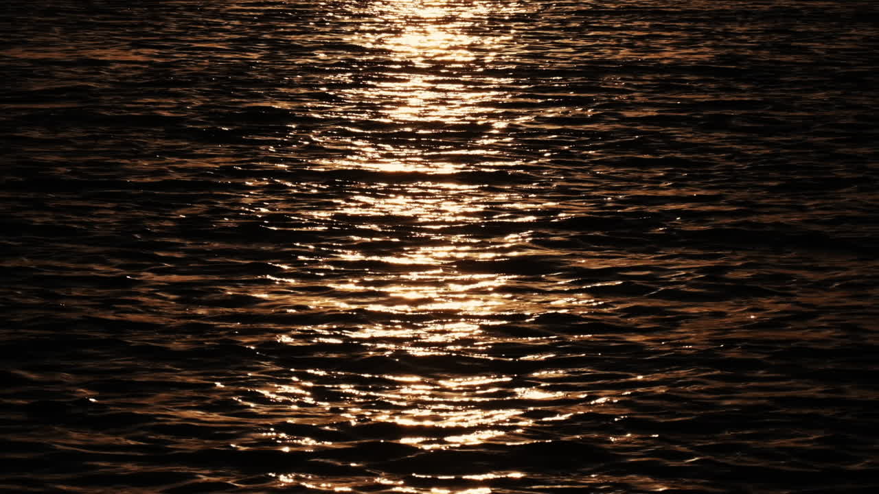 la superficie del mar brillaba con chispas