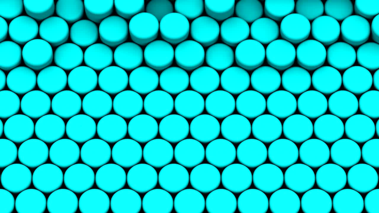 los cilindros forman una onda