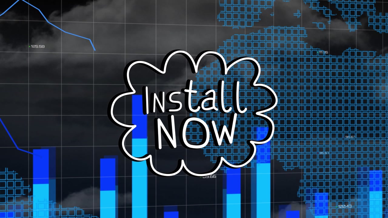 Animation of you win text over touchscreen background