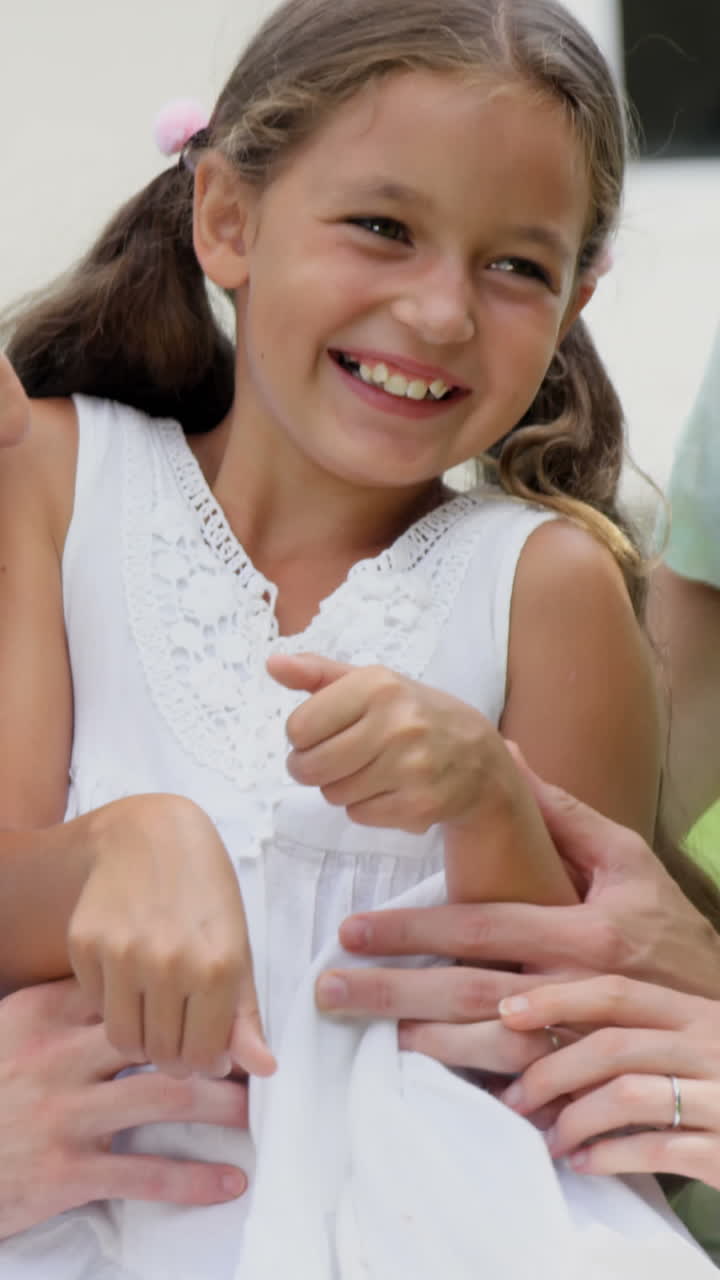 familia feliz disfrutando juntos