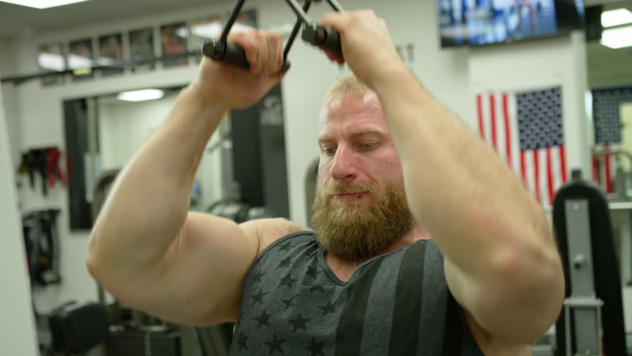 Muscle build Work hard exercise