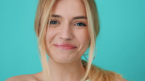 smiling young woman portrait