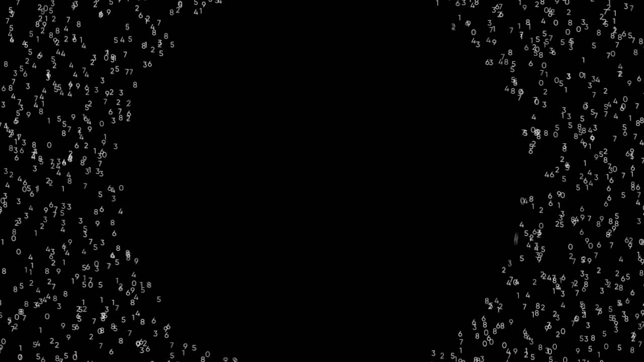 무작위 숫자의 추상적인 배경