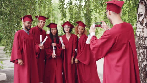 graduation day group photo