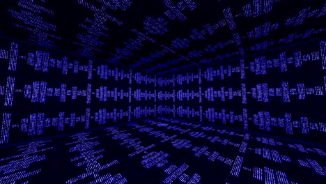 musica onde stanza, radio, luci lampadine animazione, rendering, sfondo, loop