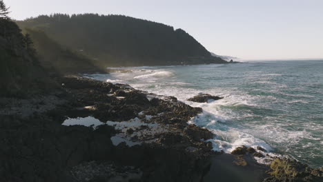 stunning aerial view of the oregon coast