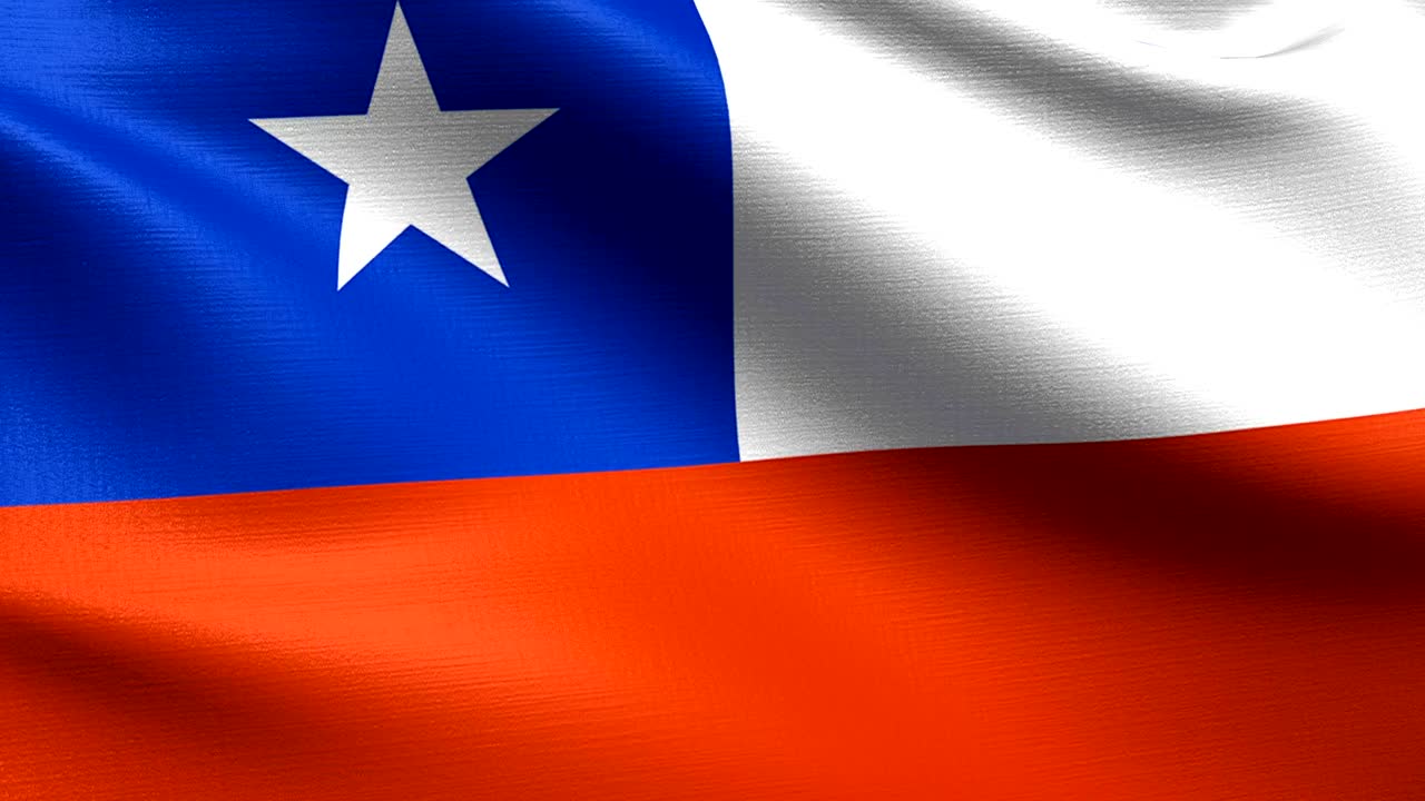 Chile Looping Flag 4K