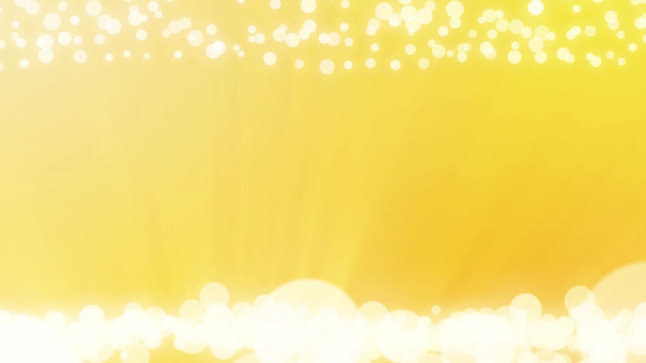 위와 아래에 경계 경계와 함께 텍스트를 위해 노란색으로 끊임없이 반복되는 4k 루프 패턴.