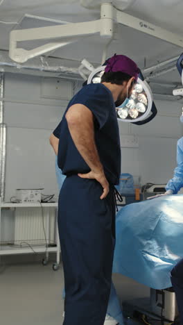 operating room surgical team