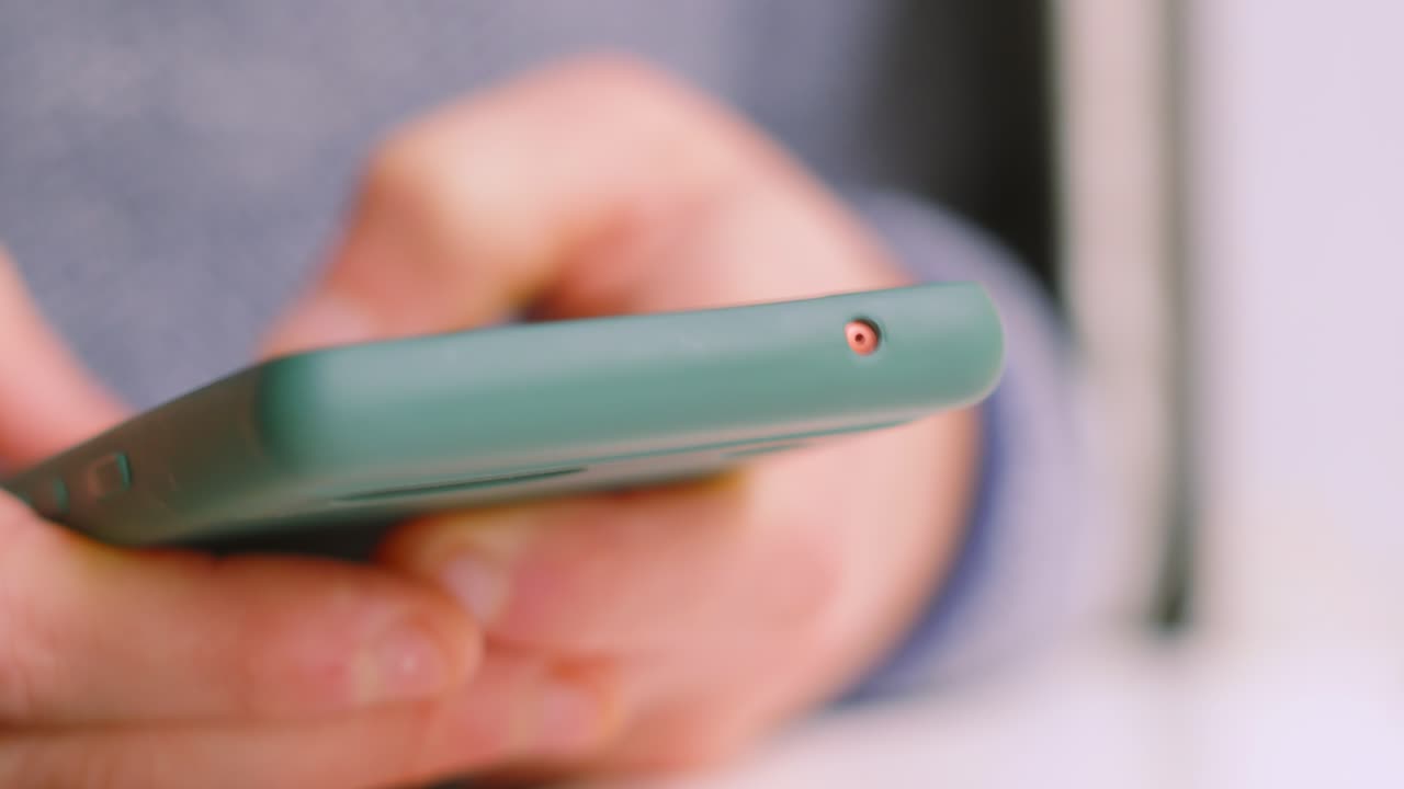 Timelapse Typing Thumbs on Smartphone Interacting Online Messaging Friends or Clients on Email and Social Media. Communicating in 21st Century