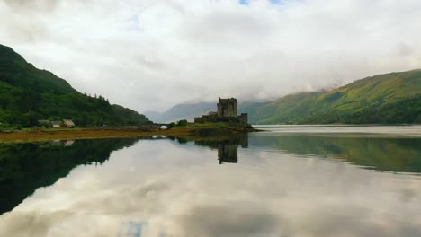 aerial in the scottish highlands