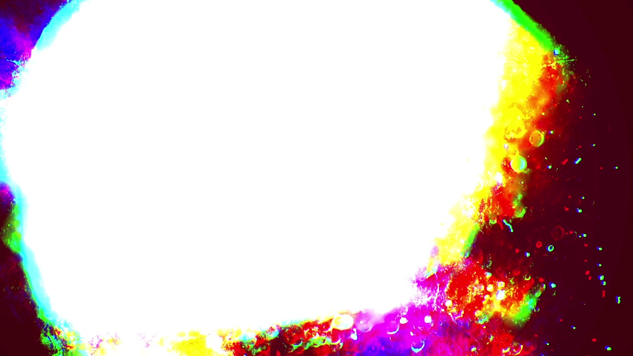 Abstrakcyjny rozbłysk światła i efekt glitcha na ciemnym tle