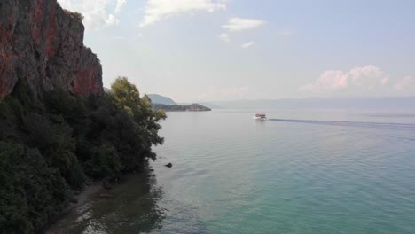 Aerial-shot-of-Macedonia-coast