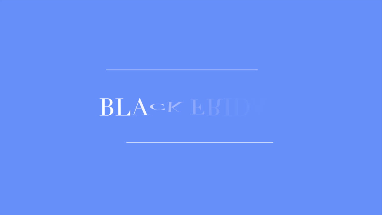 블루 모던 그라데이션 4의 검은 금요일