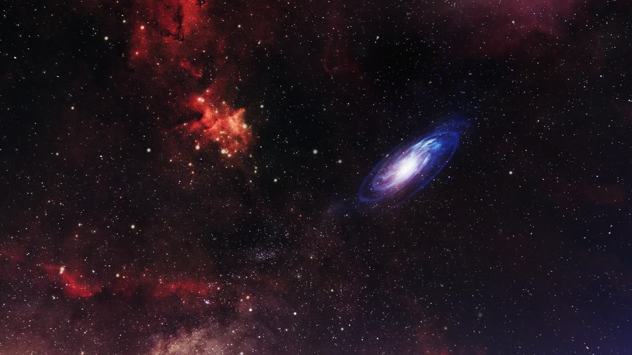 galaxy in the darkness of space, space background