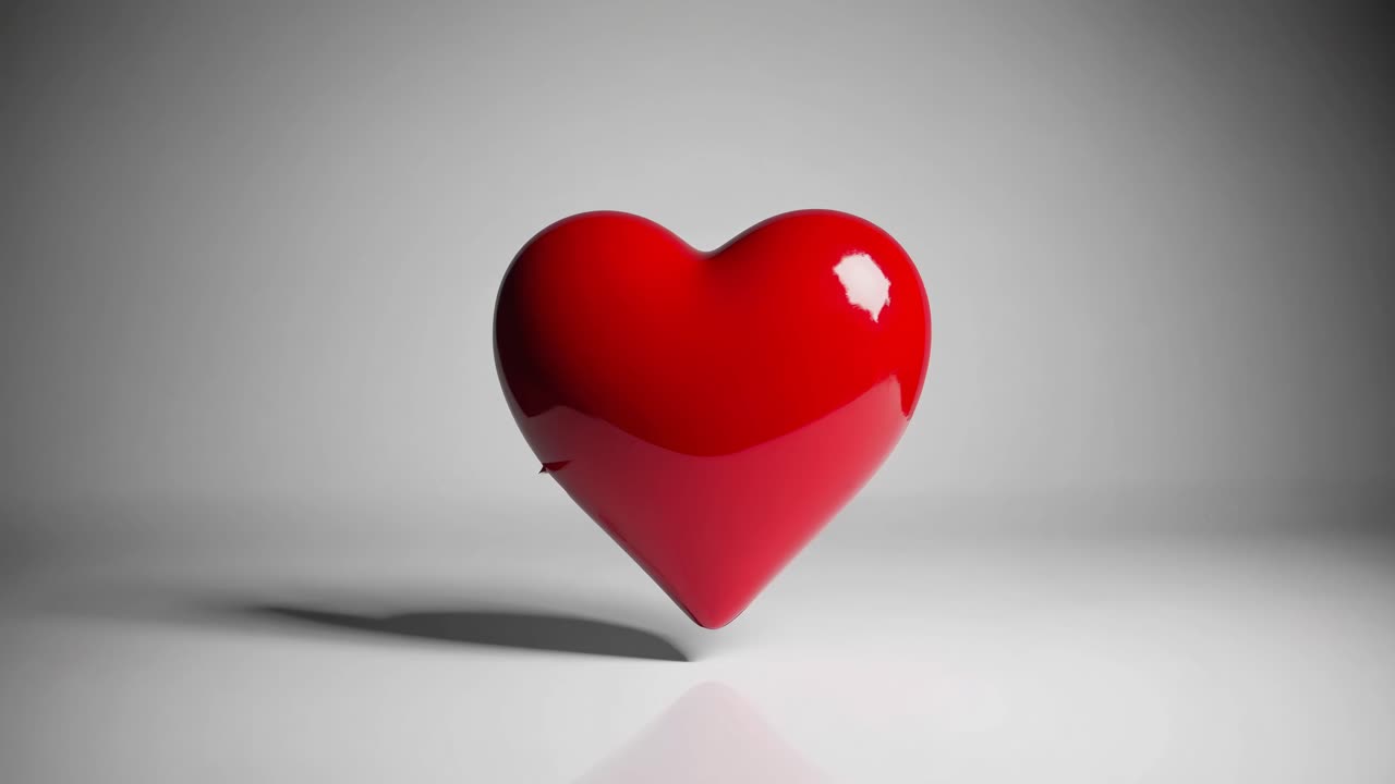 Red Geometric Shapes Explosion