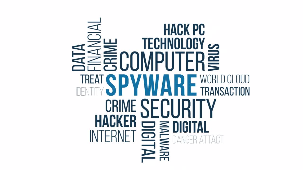 spyware Animated Kinetic Typography.