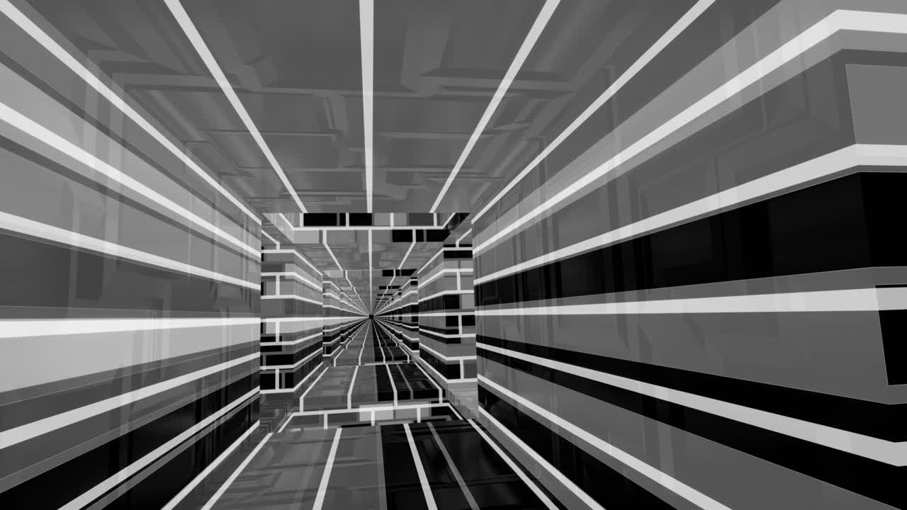 날아다니며 회전하는 끝없는 터널 (vj 루프)