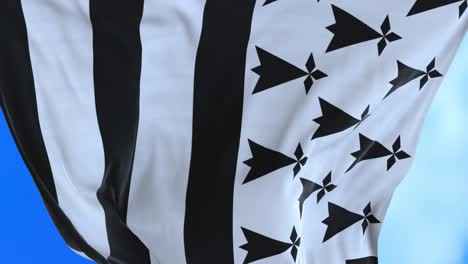 un bucle sin costuras de la bandera de gran bretaña.