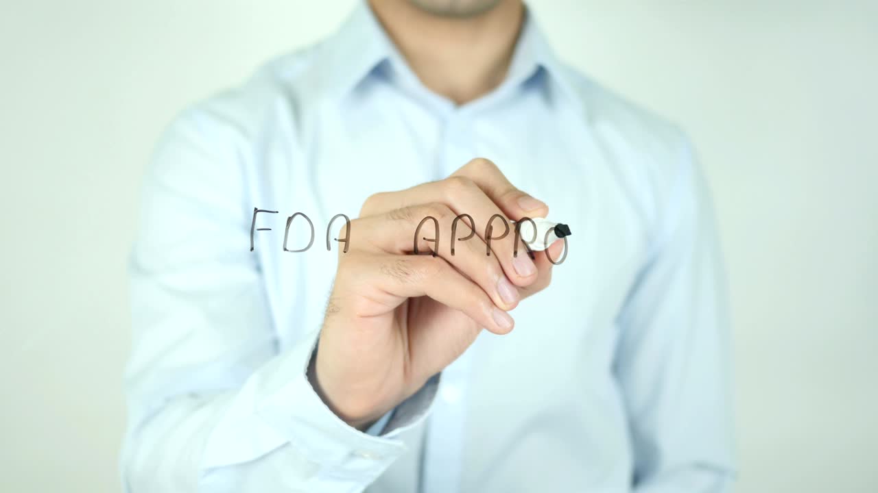 fda 승인, 투명 스크린에 글쓰기