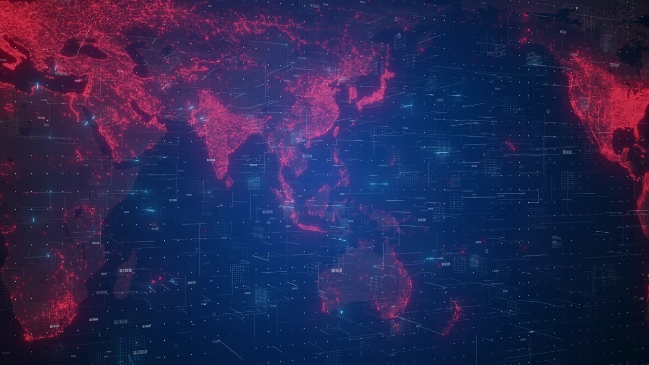el mapa del mundo de la animación cg moderna