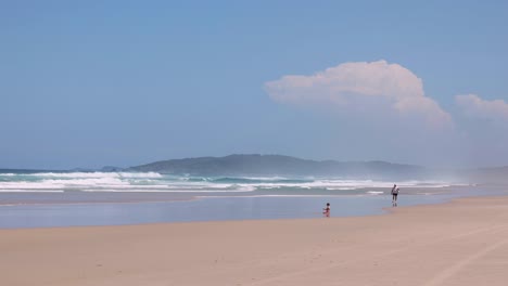 people enjoying a sunny day on a sandy beach