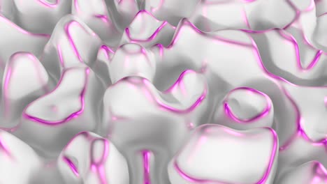 una animación líquida orgánica futurista.