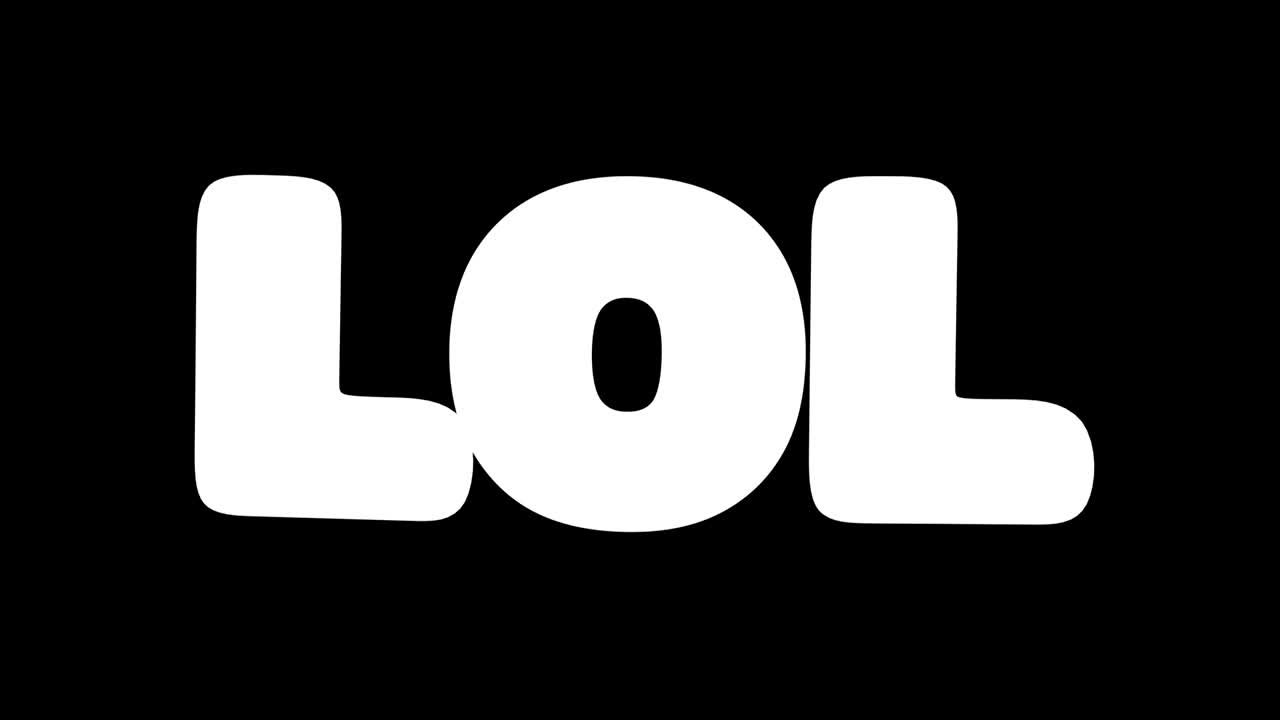 추상적인 3d 애니메이션에서 단어의 모양을 볼 수 있습니다.