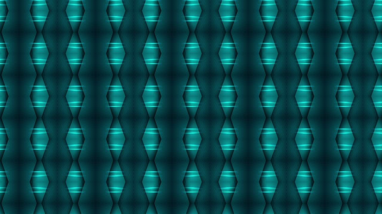 4k video of blue background with loopable geometric elements.