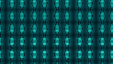 4k video van blauwe achtergrond met loopbare geometrische elementen.