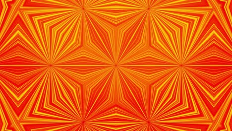 abstract geometric pattern in vibrant orange and yellow colors