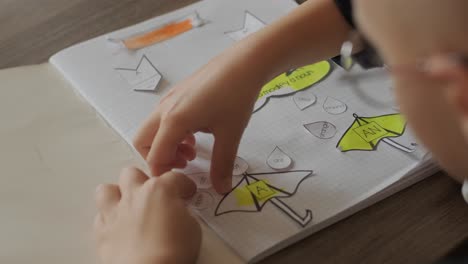 lección de inglés para niños en edad preescolar