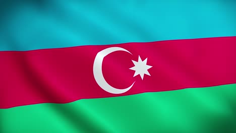4k national animated sign of azerbaijan, animated azerbaijan flag, azerbaijan flag waving, the national flag of azerbaijan animated.