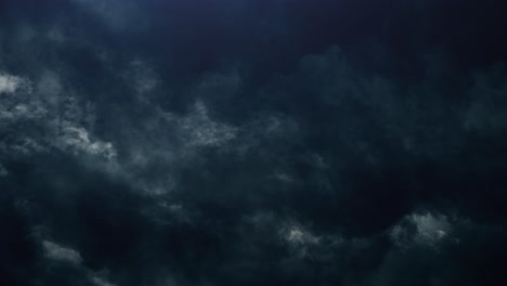 4k dark and dramatic storm clouds