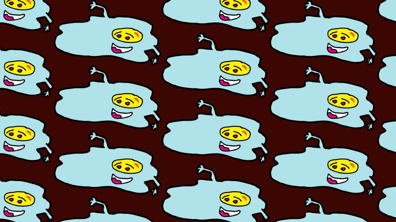 아이들은 김 달의 테마로 팝 아트 시엄리스 배경을 그립니다.